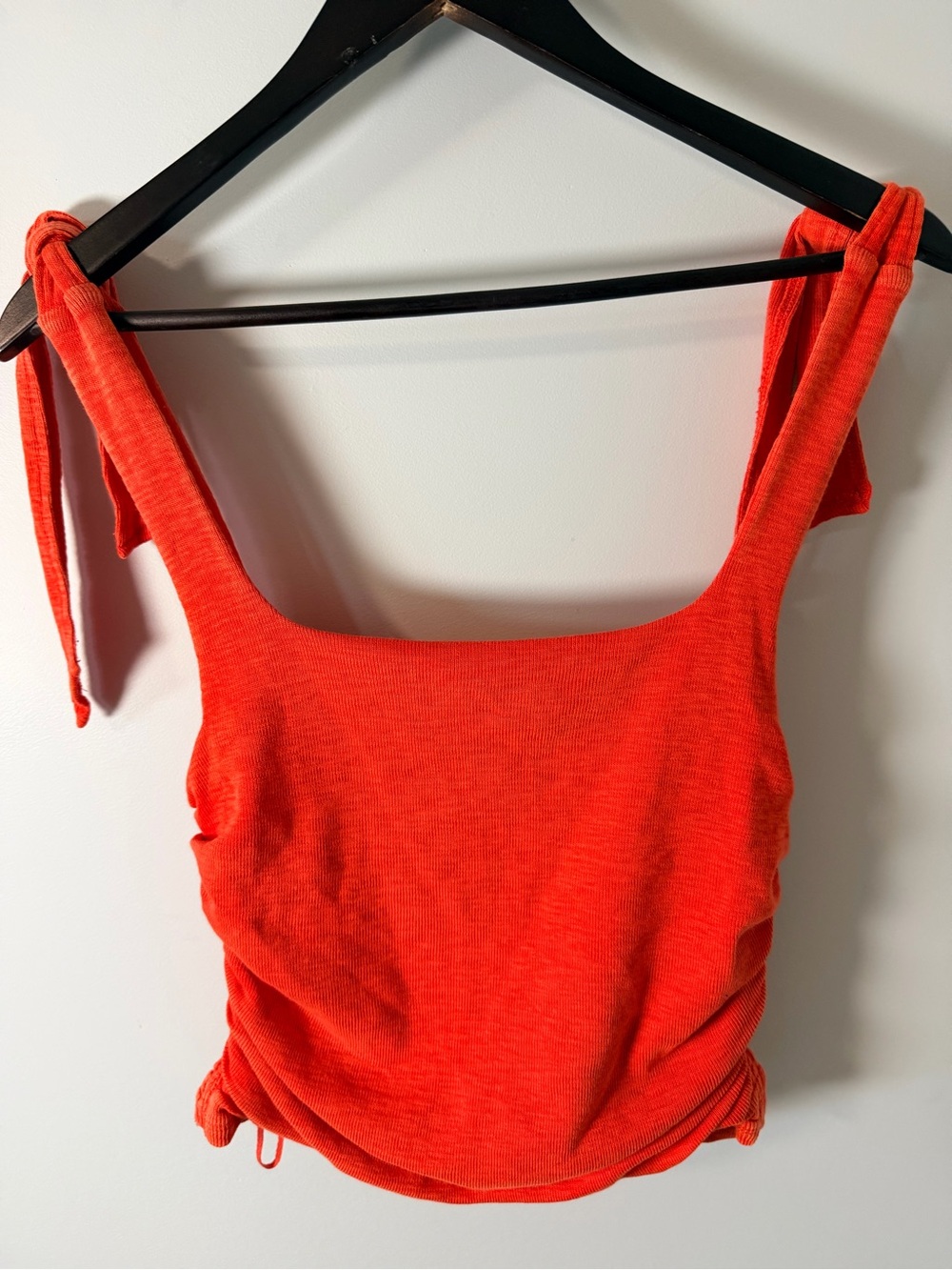 Free People Boulevard Rouched Cropped Tank...